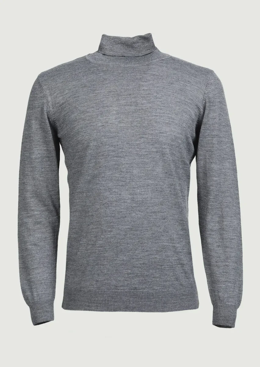 Grey Knitwear Sweatshirt - 6