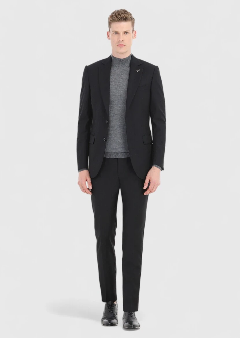 Grey Knitwear Sweatshirt - 4