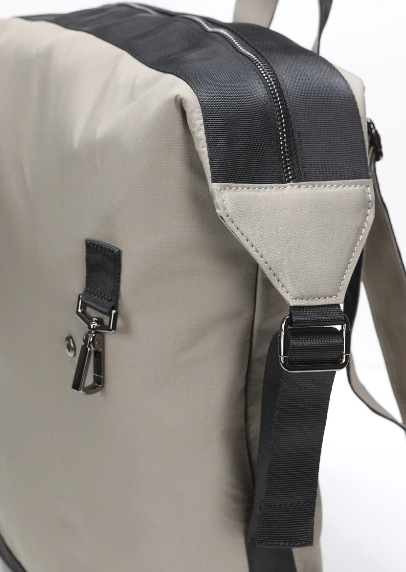 Grey Material Bag - 6