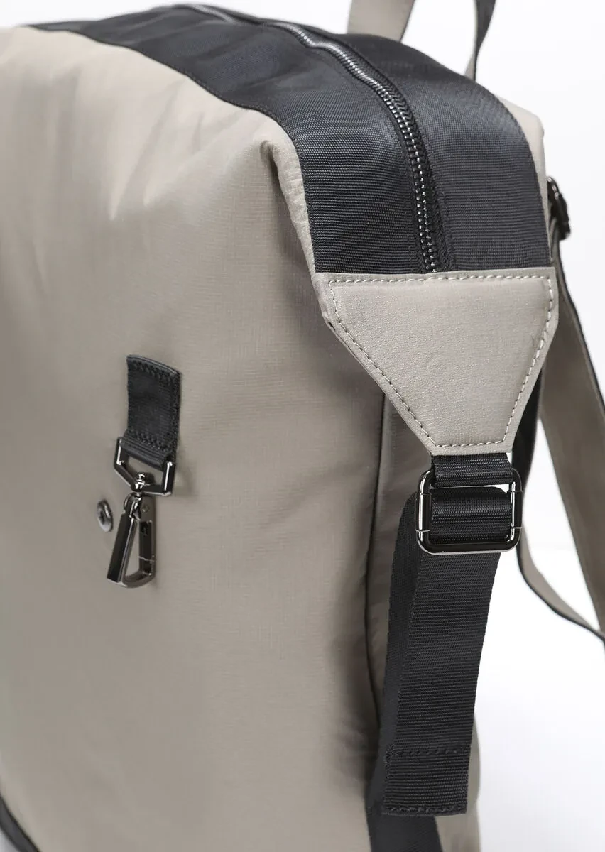 Grey Material Bag - 6