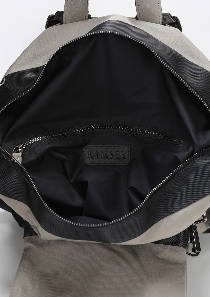 Grey Material Bag - 8