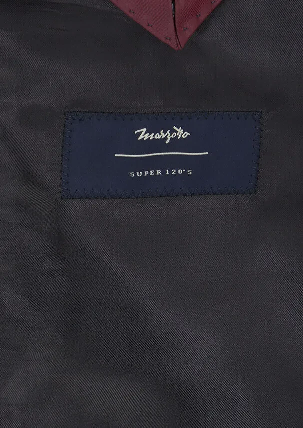 Grey Plain Regular Fit 100% Wool Suit - 4