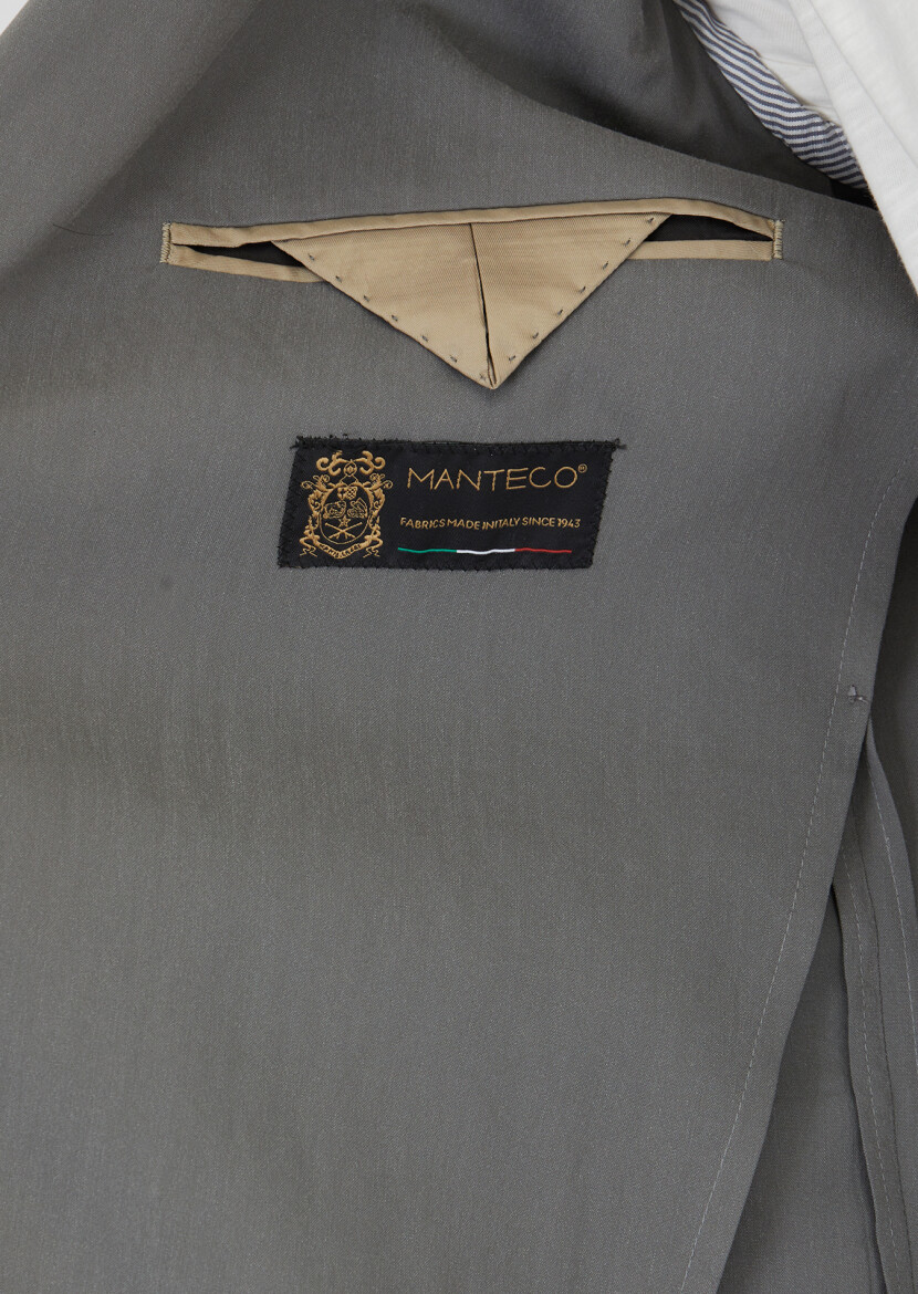 Grey Plain Zeroweight Slim Fit Suit - 7