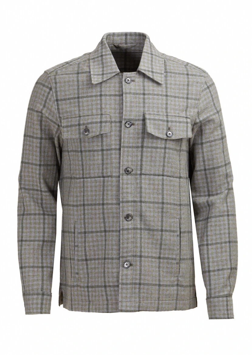 Grey Shirt Jacket - RAMSEY