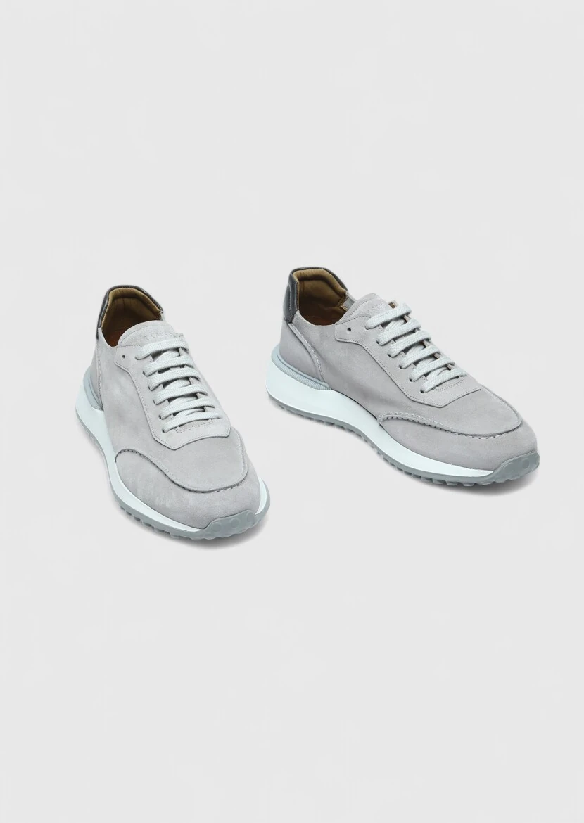 Grey Suede Sneaker - 3