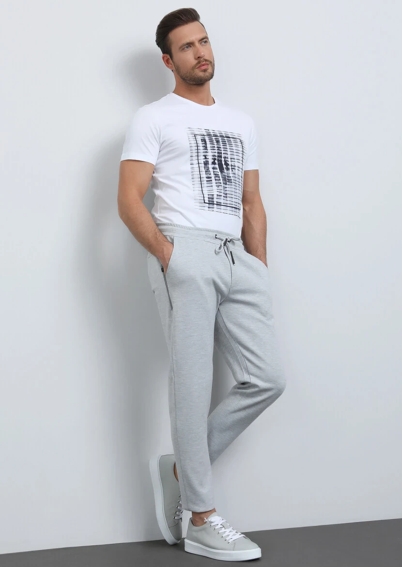 Grey Sweat Pants - 1