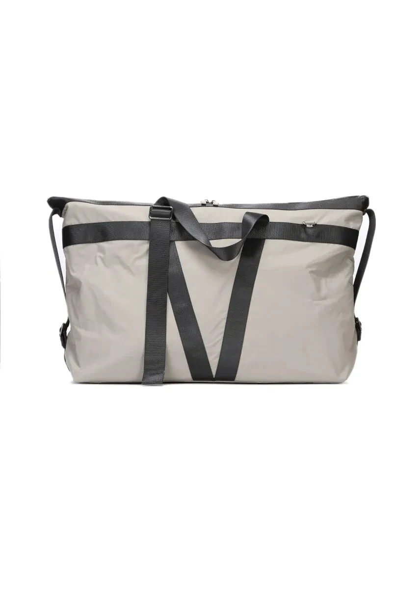 Gri Kumaş Çanta - 1