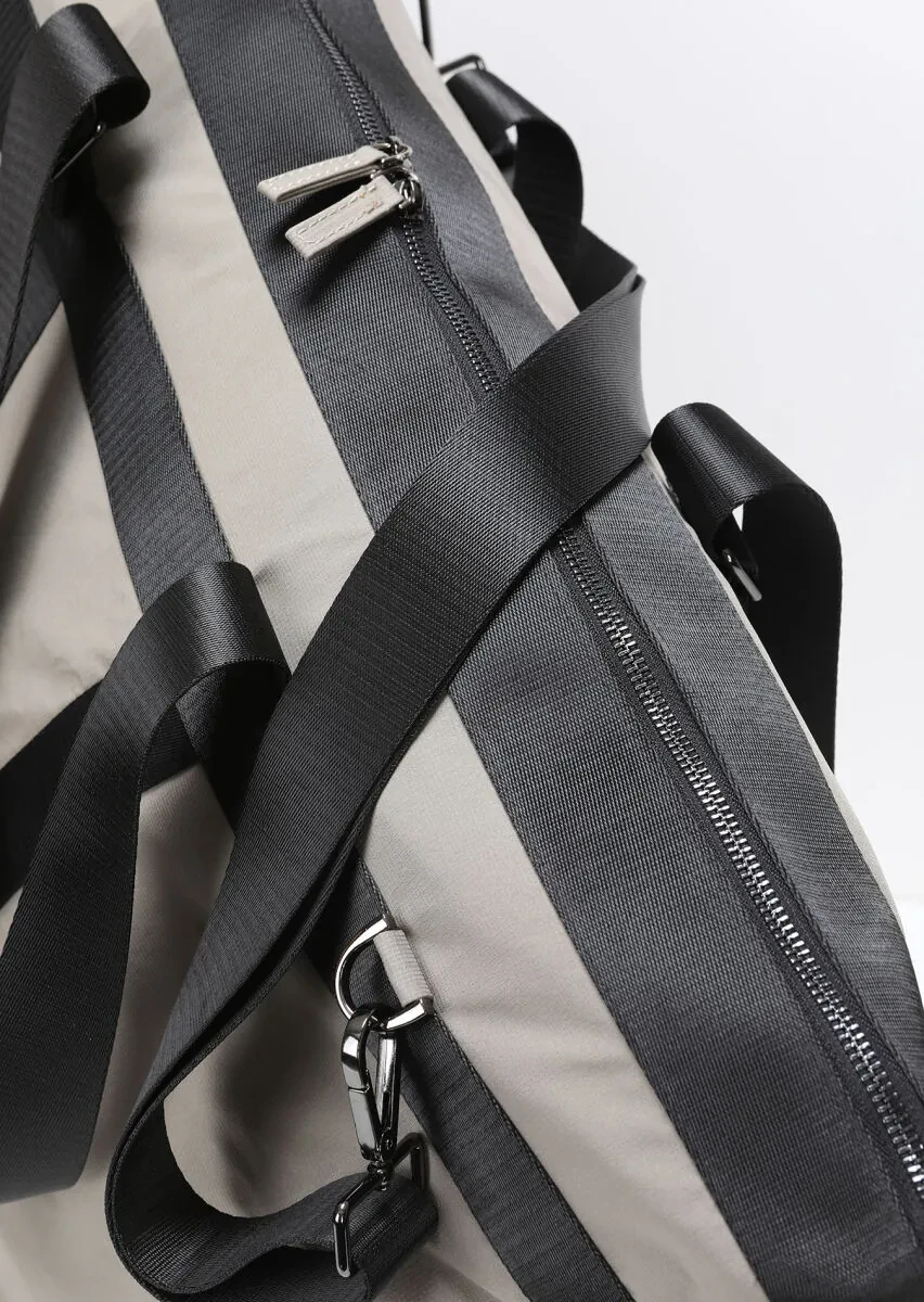 Gri Kumaş Çanta - 4