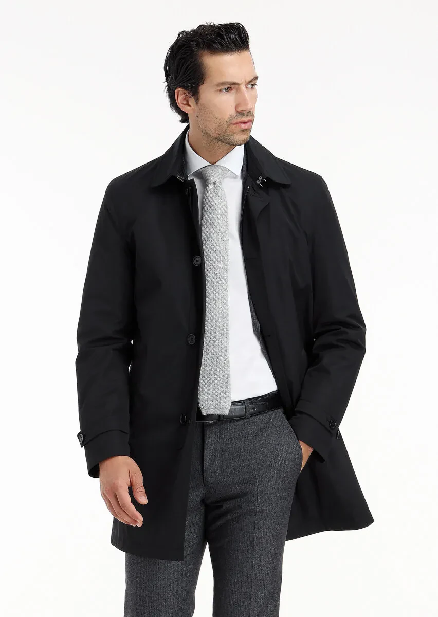 Gri Mikro Zeroweight Slim Fit %100 Yün Takım Elbise - 5