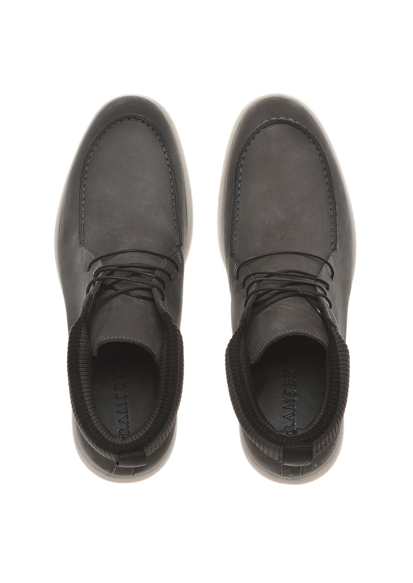 Gri Süet Casual Ayakkabı - 5