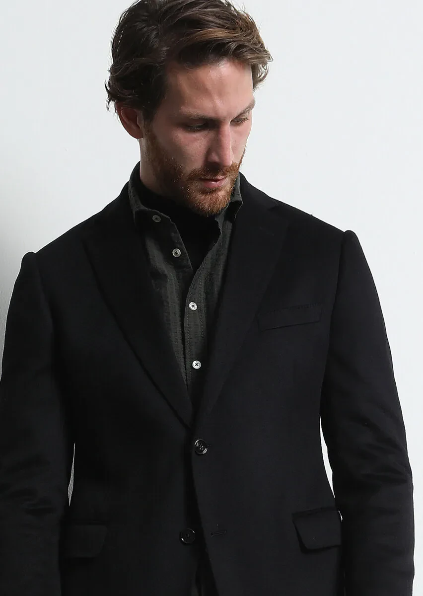 Haki Çizgili Regular Fit Dokuma Casual %100 Pamuk Gömlek - 3