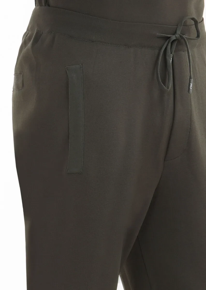 Haki Örme Regular Fit Casual Trıko Pantolon - 3