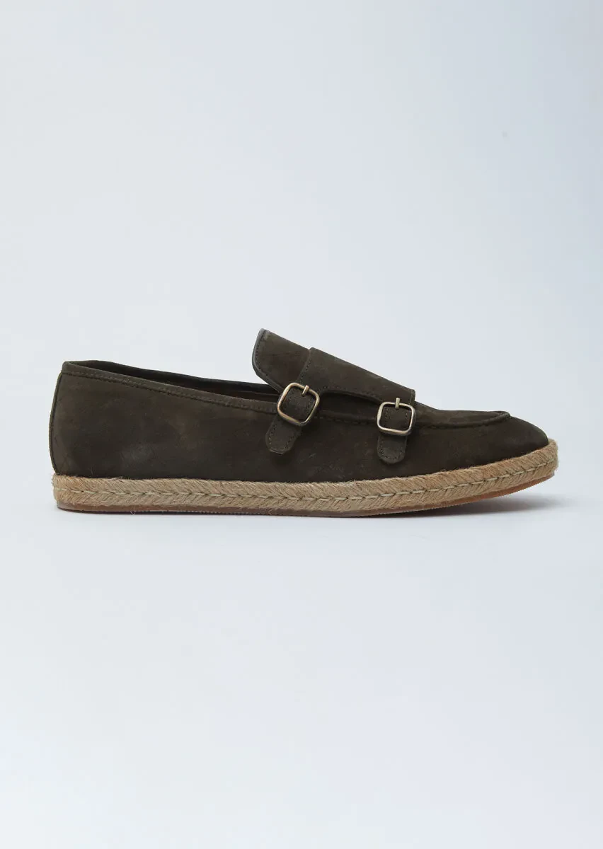 Haki Süet Casual Loafer - 1