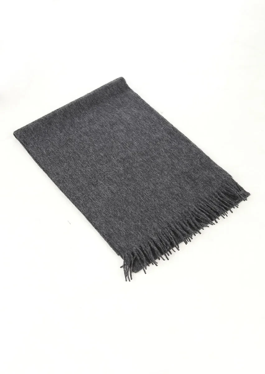Hard Coal %100 Yün Scarf - 1