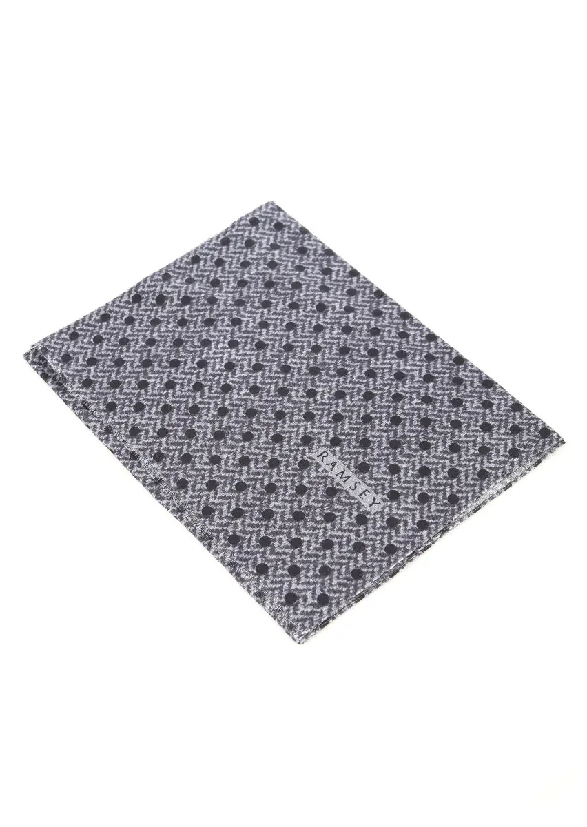 Hard Coal %100 Yün Scarf - 1