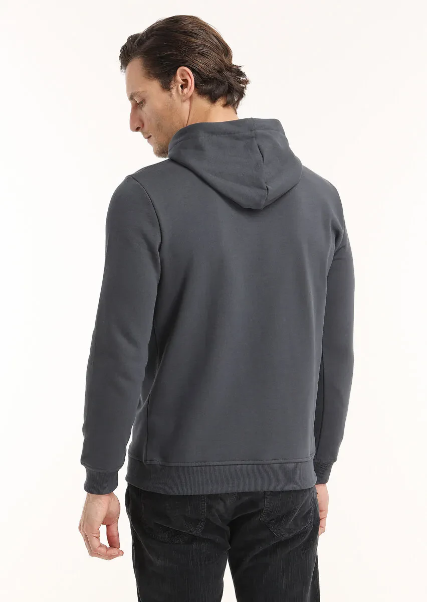Hard Coal Hooded Printed Sweatshirt - 5
