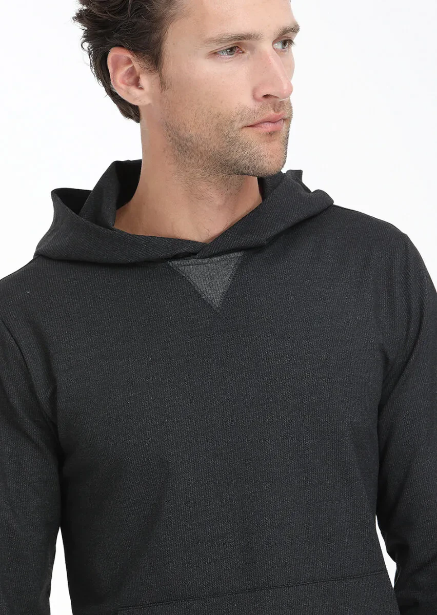 Hard Coal Hooded Striped Sweatshirt - 3