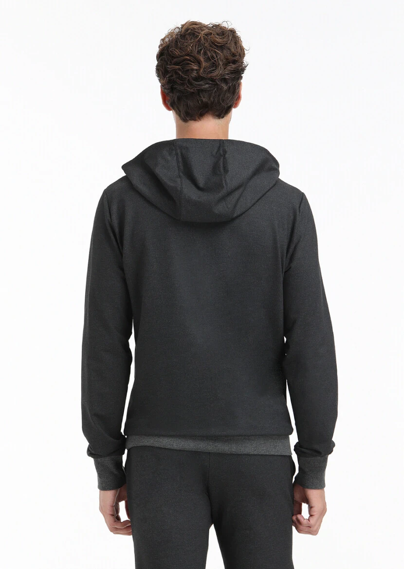 Hard Coal Hooded Striped Sweatshirt - 5