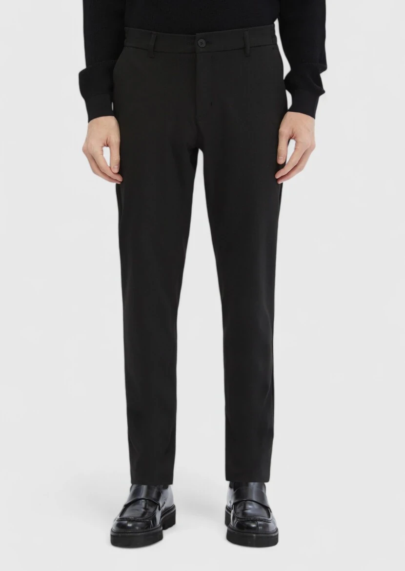 Hard Coal Knitting Jogging Fit Casual Trousers - 1