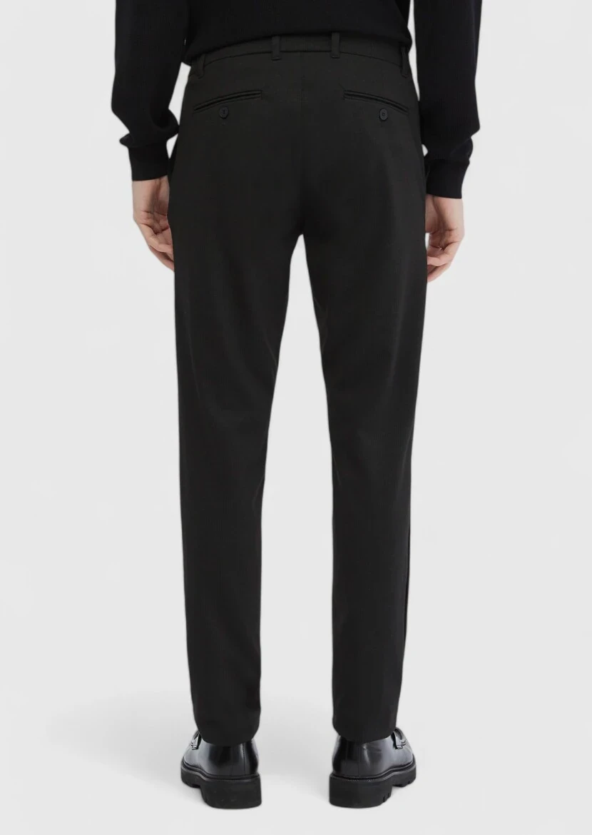 Hard Coal Knitting Jogging Fit Casual Trousers - 2