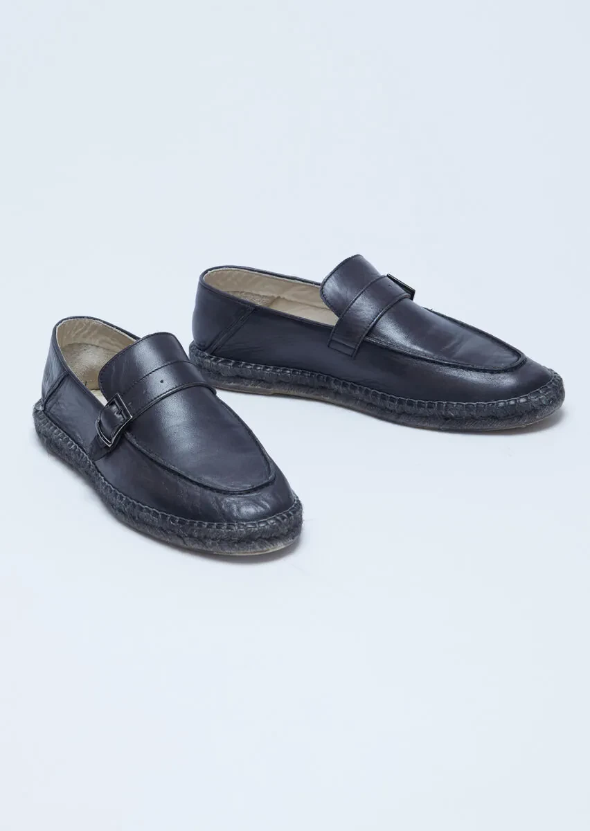 Hard Coal Leather Casual Loafer - 3