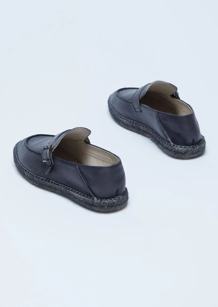 Hard Coal Leather Casual Loafer - 5