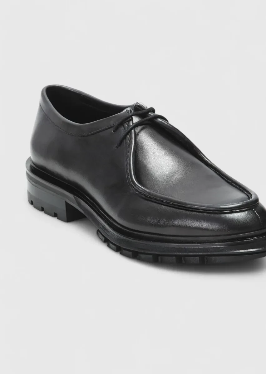 Hard Coal Leather Casual Shoes - 2