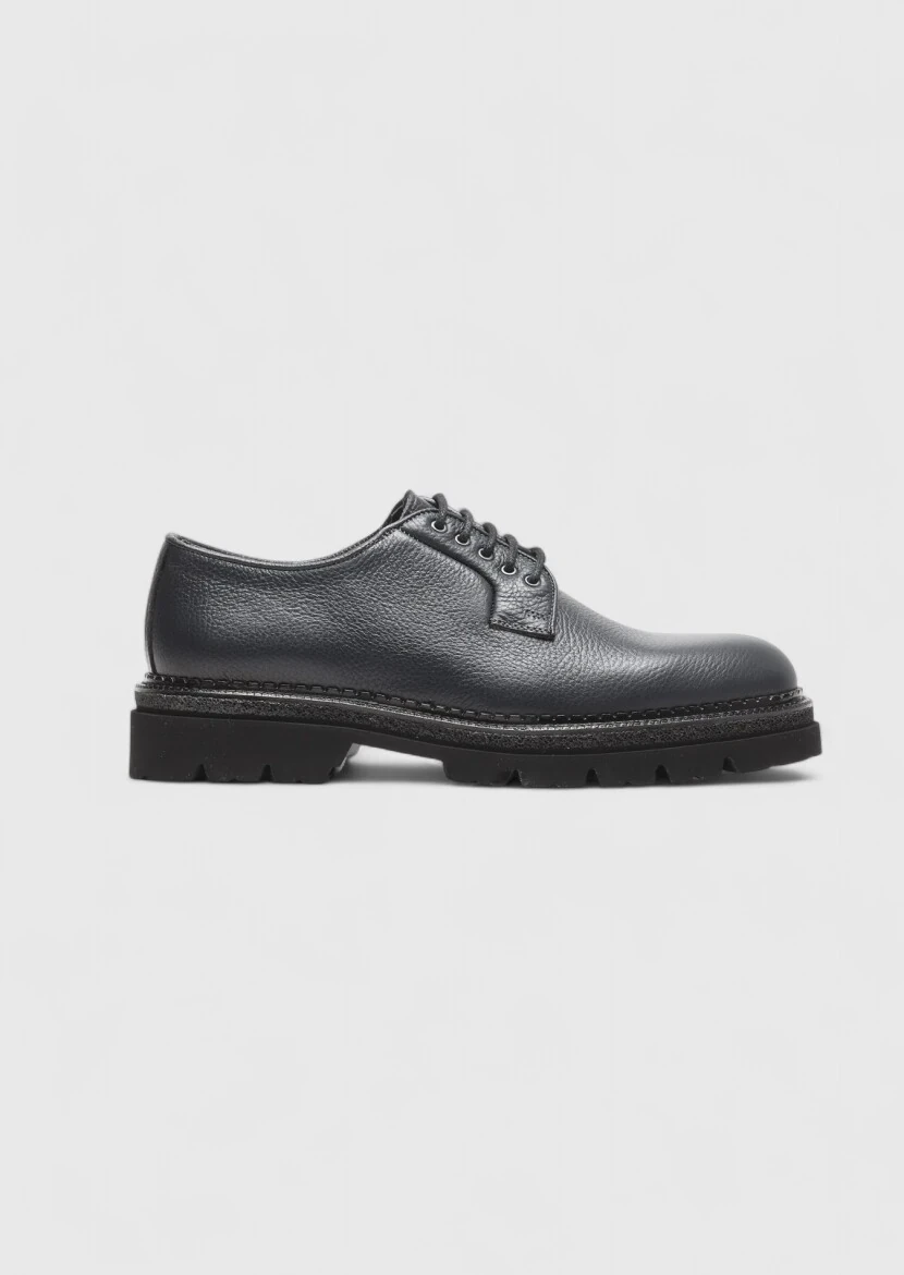 Hard Coal Leather Casual Shoes - RAMSEY