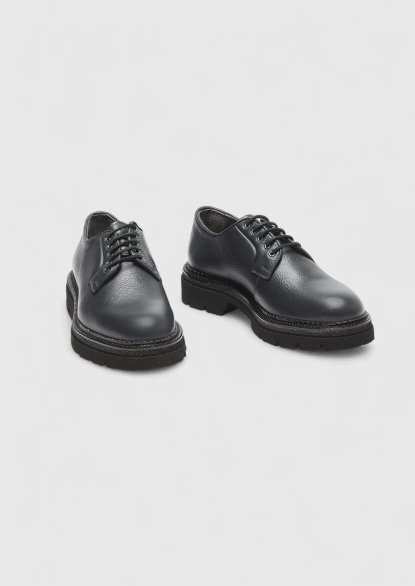Hard Coal Leather Casual Shoes - 3