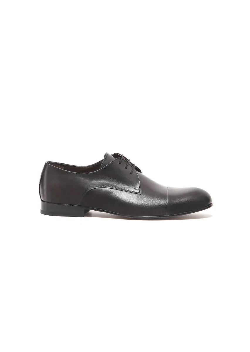 Hard Coal Leather Classical Shoes - 1