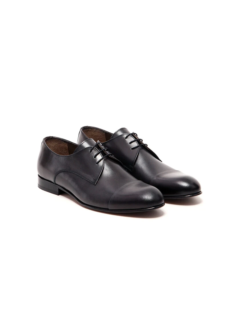 Hard Coal Leather Classical Shoes - 2