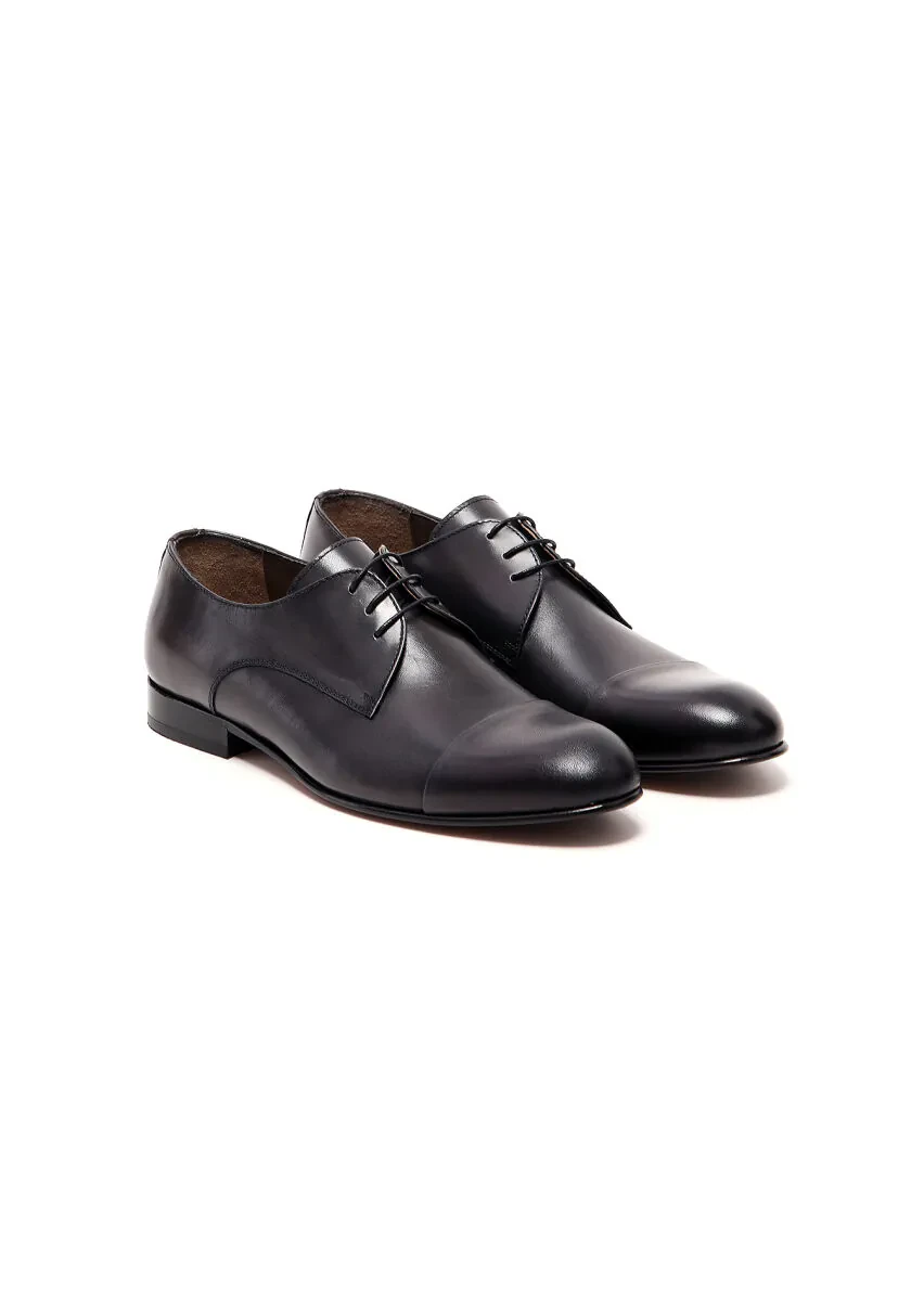 Hard Coal Leather Classical Shoes - 2