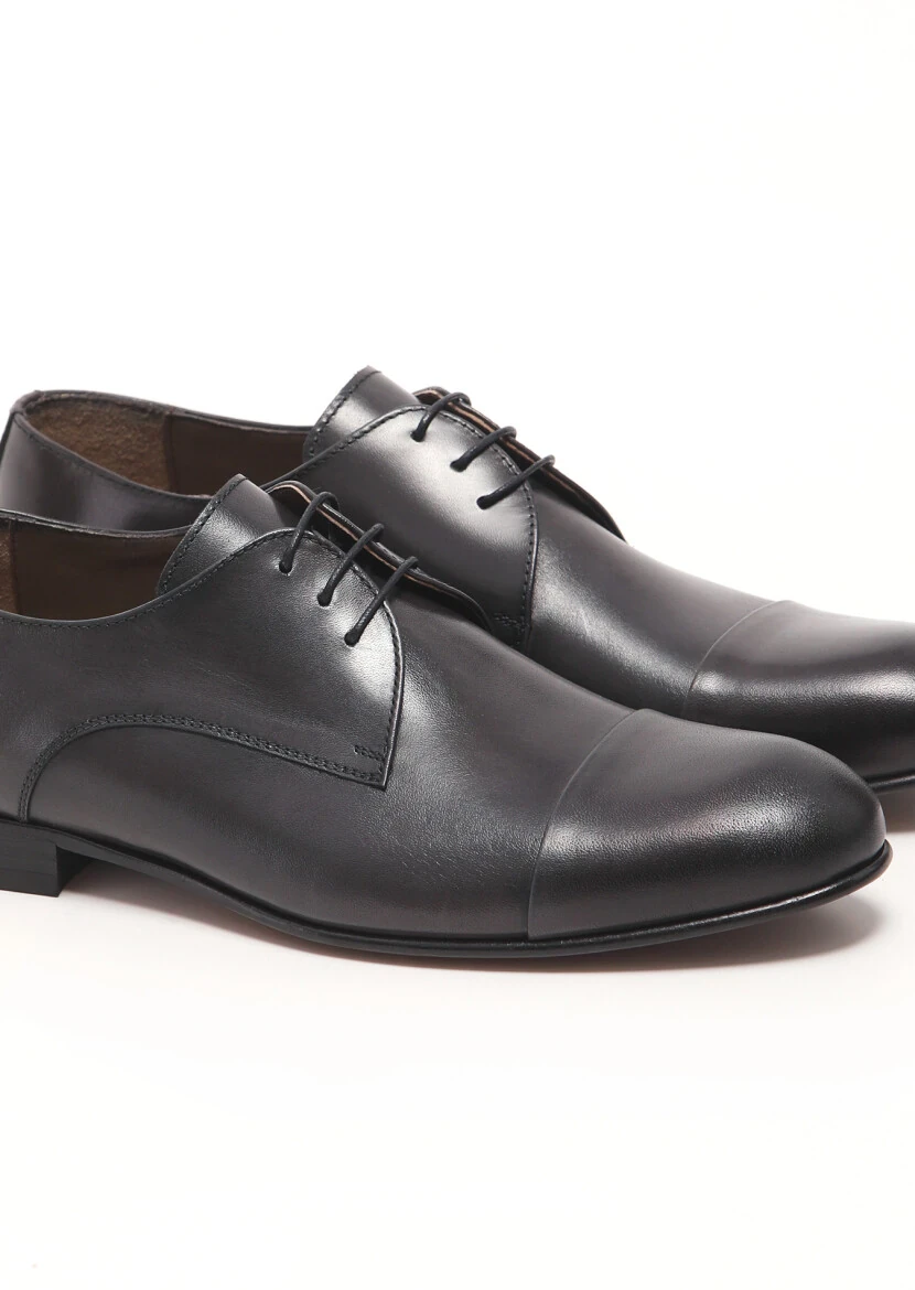 Hard Coal Leather Classical Shoes - 3