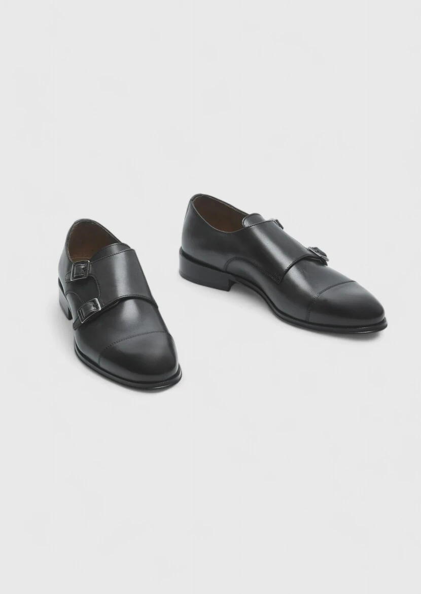 Hard Coal Leather Classical Shoes - 3