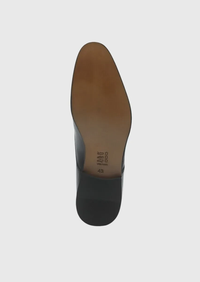 Hard Coal Leather Classical Shoes - 4