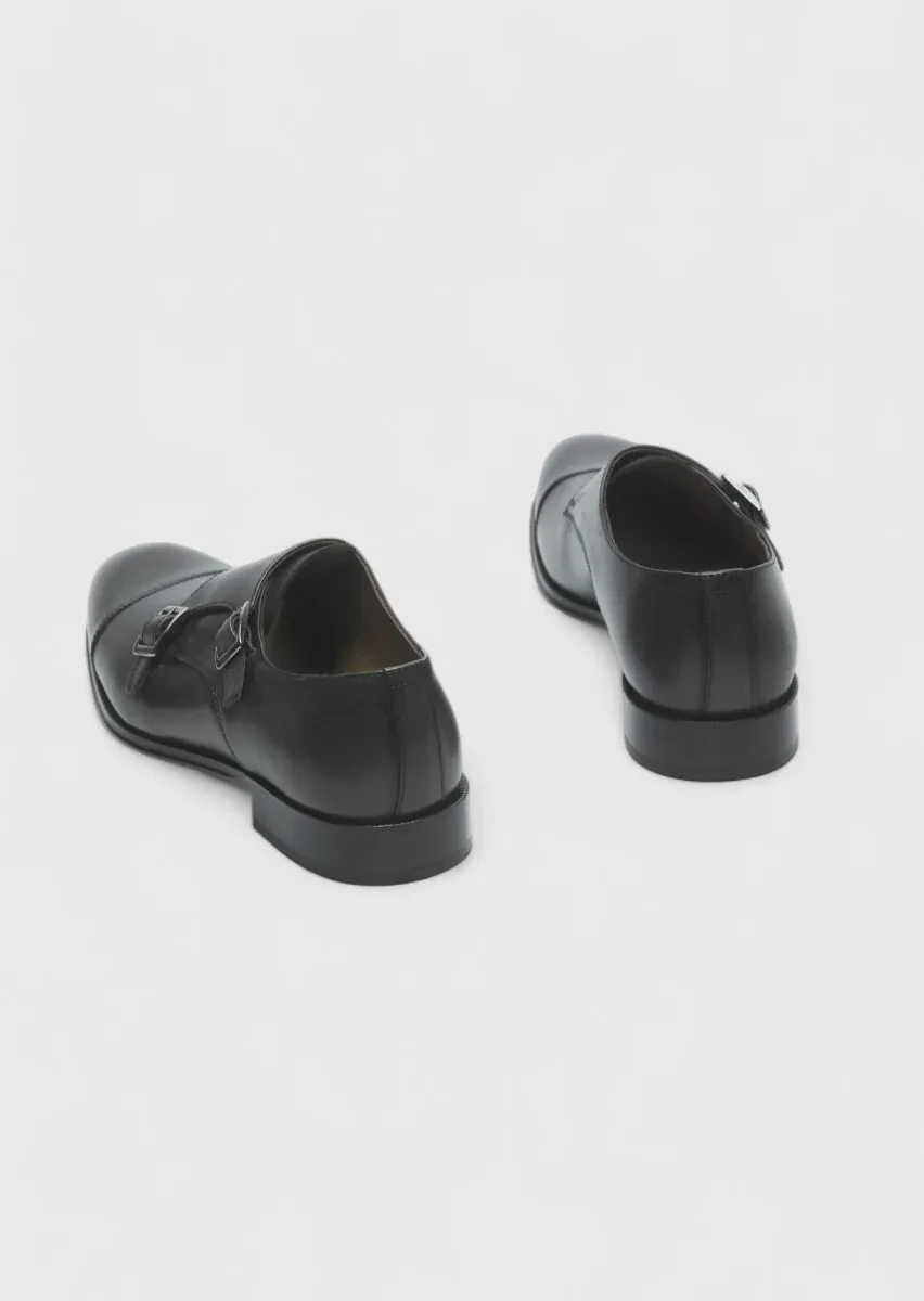 Hard Coal Leather Classical Shoes - 5
