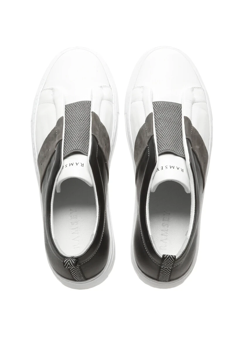 Hard Coal Leather Sneaker - 4