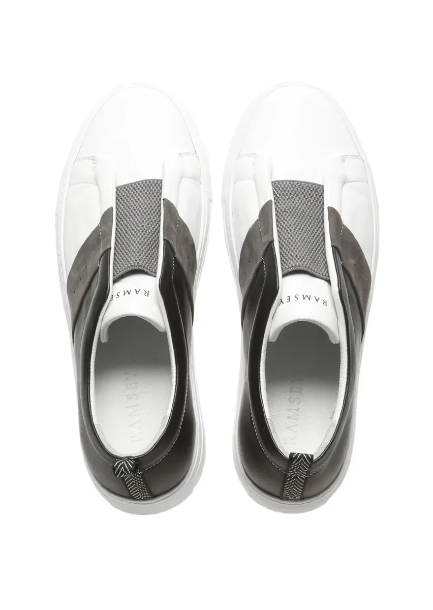 Hard Coal Leather Sneaker - 4