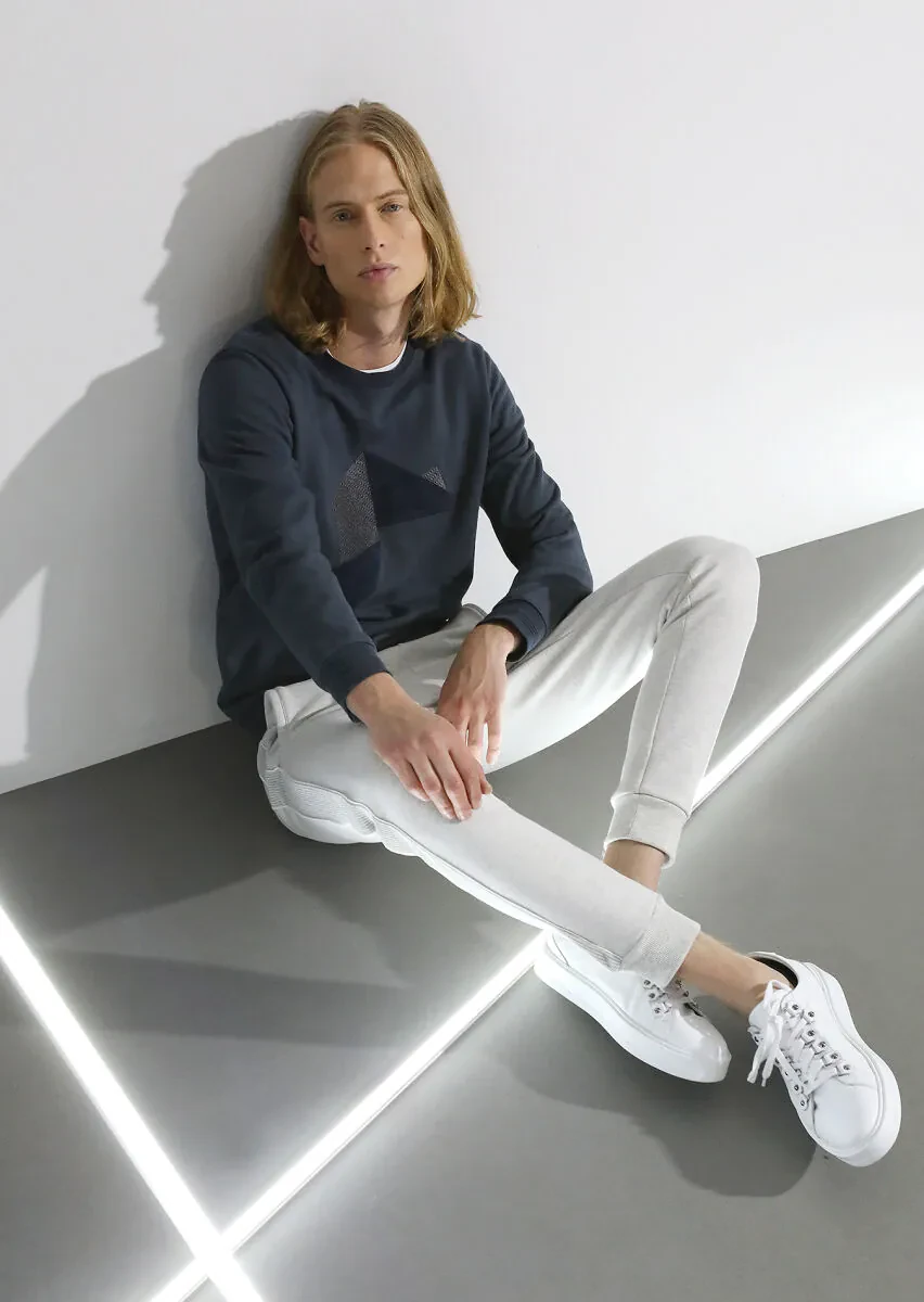 Hard Coal Patterned Sweatshirt - 3