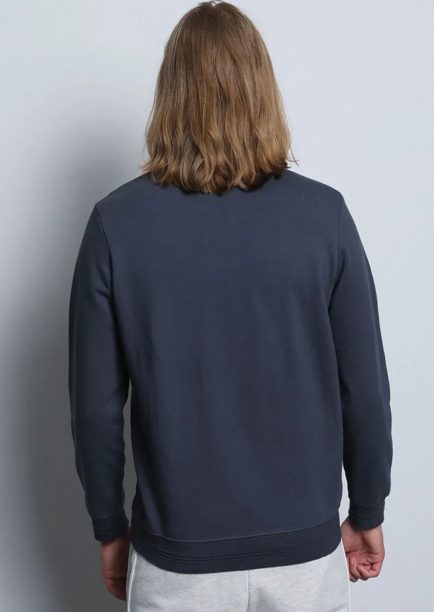 Hard Coal Patterned Sweatshirt - 5