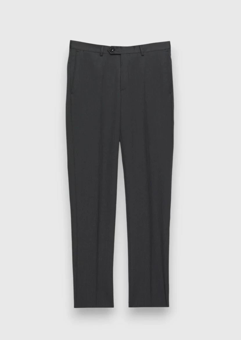Hard Coal Plain Regular Fit 100% Wool Suit - RAMSEY