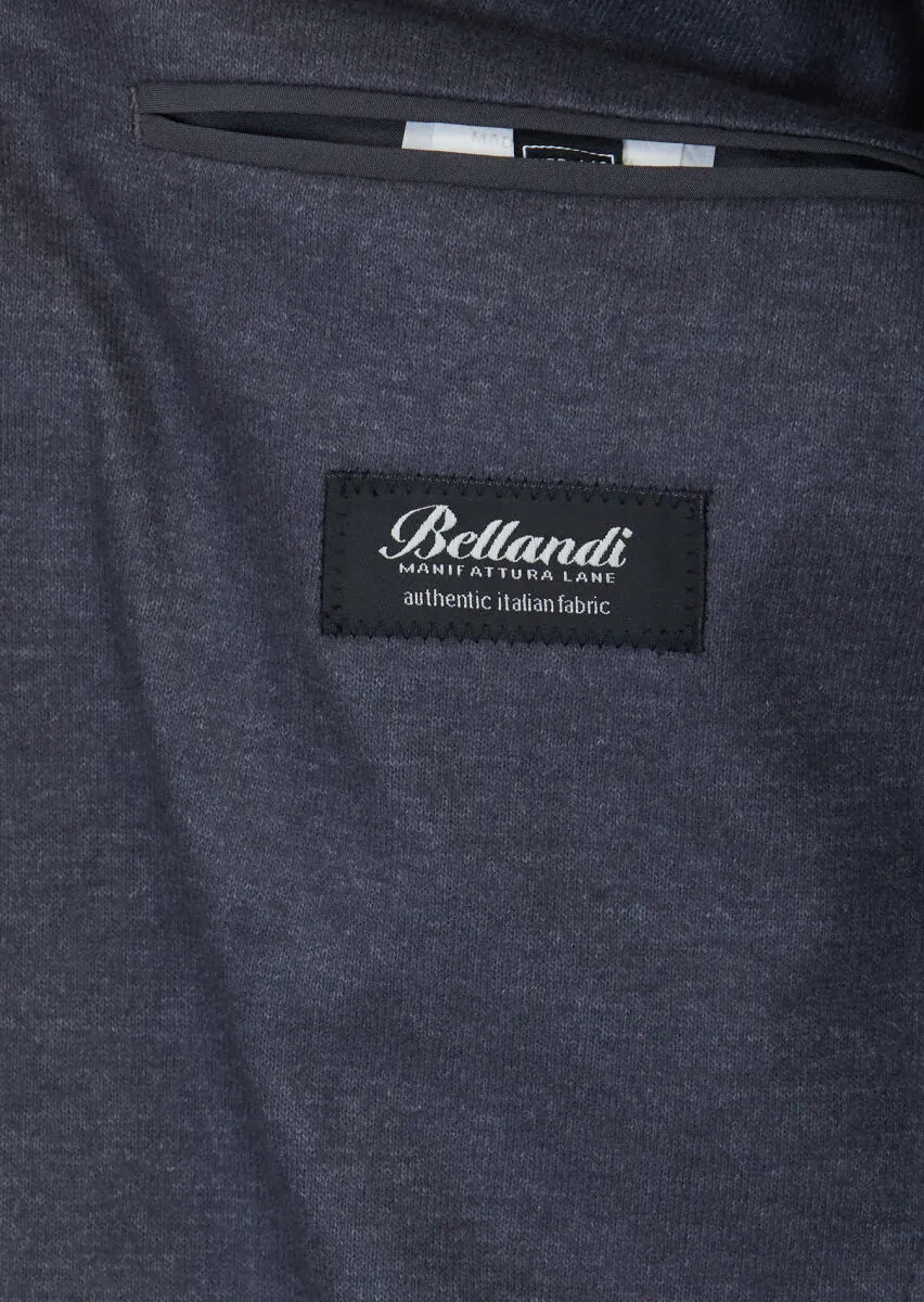 Hard Coal Plain Wool Blended Jacket - 6