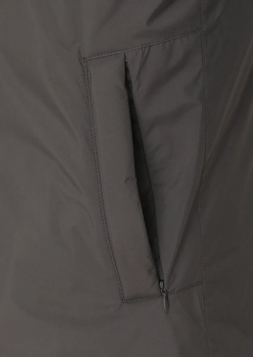 Hard Coal Regular Fit Turtleneck Casual Weaving Coat - 3