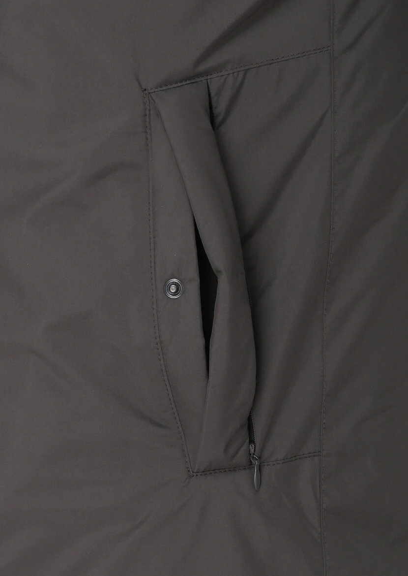 Hard Coal Regular Fit Turtleneck Casual Weaving Coat - 4