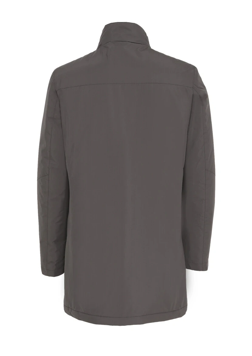 Hard Coal Regular Fit Turtleneck Casual Weaving Coat - 7