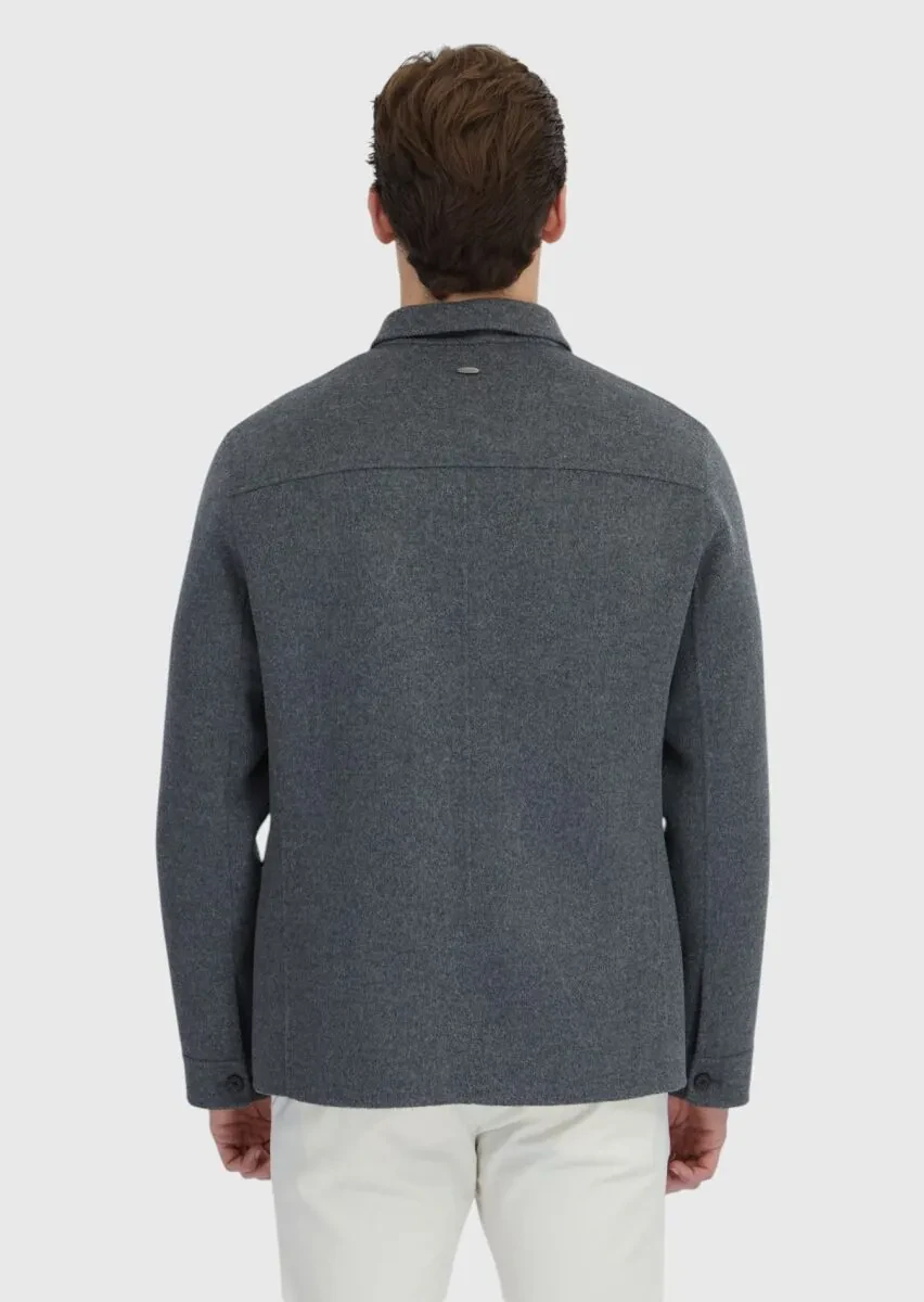 Hard Coal Regular Fit Wool Blended Blazer - 6