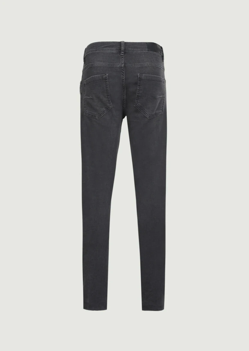 Hard Coal Slim Fit Denim Cotton Blended Trousers - 7