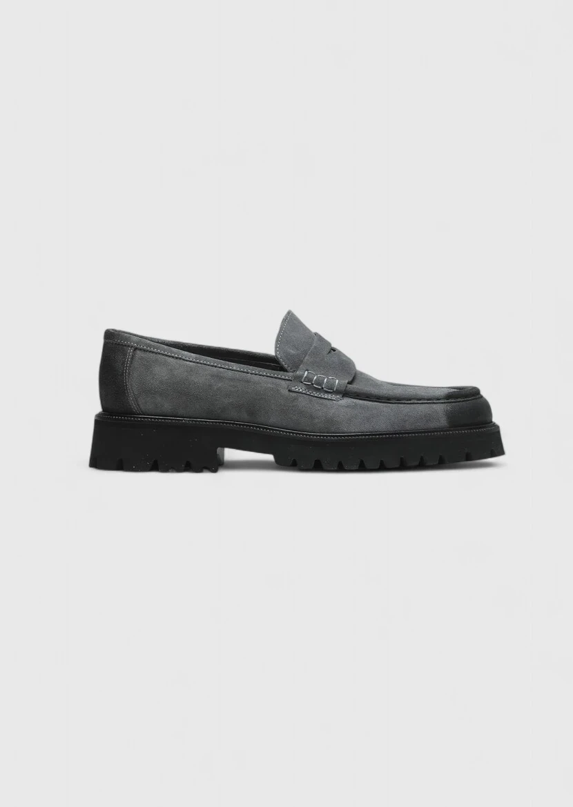 Hard Coal Suede Casual Loafer - RAMSEY