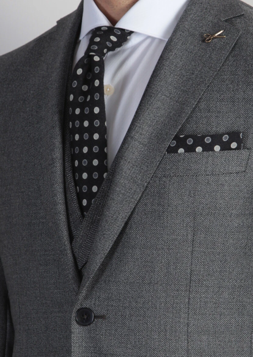 Hard Coal Suit With Waistcoat - 5