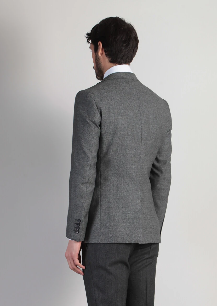 Hard Coal Suit With Waistcoat - 6